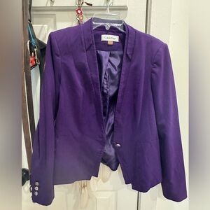 Calvin Klein Women’s Purple Blazer (10)